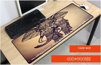 

Mairuige Large Mouse Pad Elephant Animal Pattern Rectangular Mouse Pad Computer Notebook Non-slip Standard Desk Mat