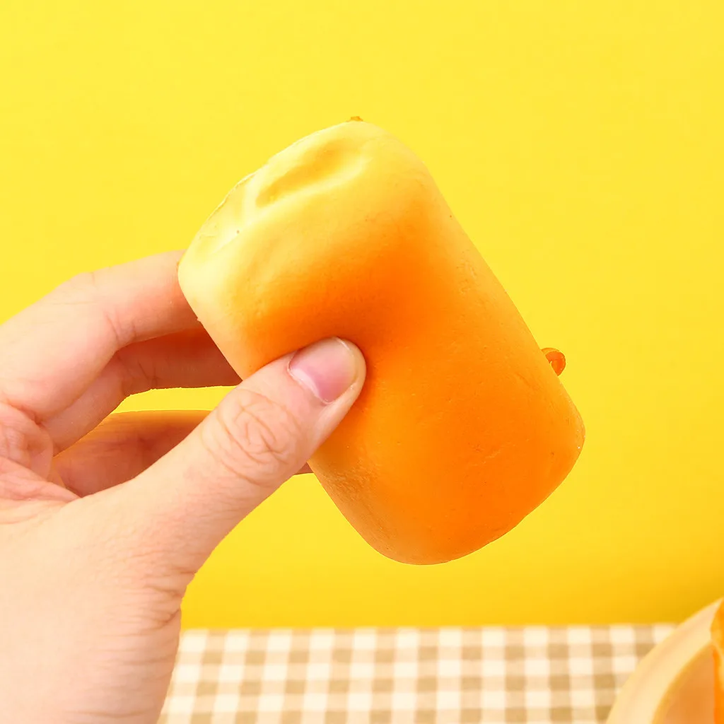 6 шт., Забавная детская декомпрессионная игрушка, мини-моделирование, еда, хлебный рост, Ароматизированная игрушка для снятия стресса для мальчиков и девочек, забавные Подарочные игрушки