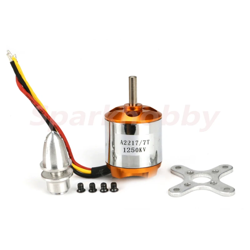 Новинка 1 шт. XXD A2217 950KV/1100KV/1250KV/1500KV/1750KV с моторным креплением бесщеточный мотор