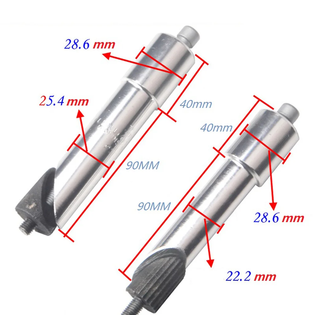 130mm Folding Bicycle Quill Stem Adapter MTB Bike Stem Adaptor Riser 22.2/25.4mm High Strength Lightweight Aluminum Alloy Parts