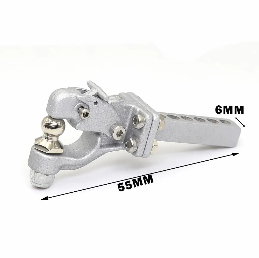 RC Metall Anhänger Haken Stecker Koppler Für 1/10 RC Crawler Auto TRX4 Bronco RC4WD D90 Axial SCX10 90046 JIMNY G500 G63 – Detail 1