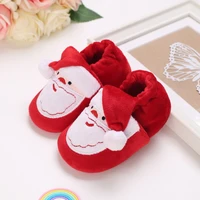 Christmas Warm Baby Toddler First Walkers Winter Baby Boys Girls Shoes 0-18 Months Xmas Cosplay Cute Cartoon Baby Soft Shoes 2