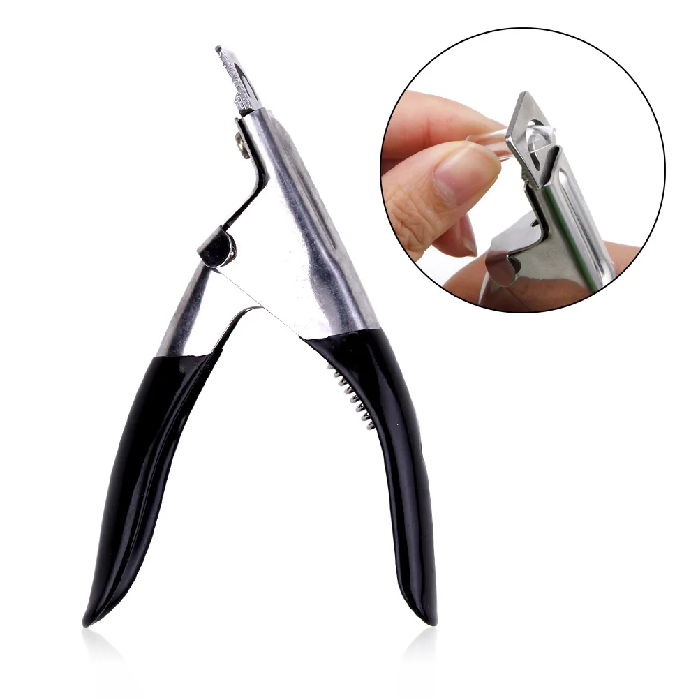 Fake Nail Cutter Professional Nail Clippers Straight Edge Acrylic Clipper Tips Manicure Cutter Guillotine Cut False Nails