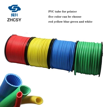 

10M/lot colorful PVC tube PVC sleeve for tube printer, wire marking machine ,cable ID printer, electronic lettering