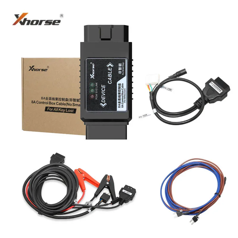 

Xhorse VVDI For Toyota 8A Non-Smart Key All Keys Lost Adapter Via OBD without Disassembling IMMO BOX For All Key Lost For Toyota