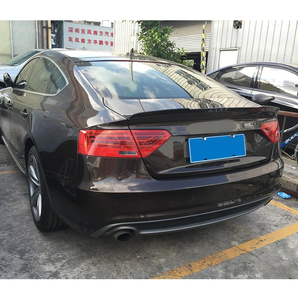 Автомобильный задний спойлер для багажника из углеродного волокна крыло Audi A5 Sline