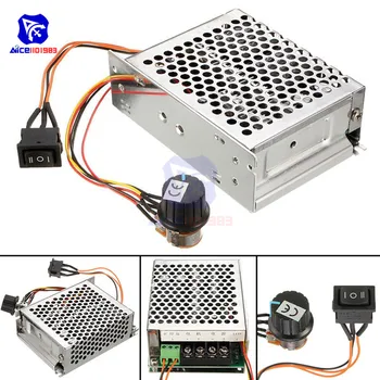 

diymore DC 10 - 50V 40A PWM DC Motor Speed Controller Regulator Governor Reversing Direction Switch Drive Module Potentiometer