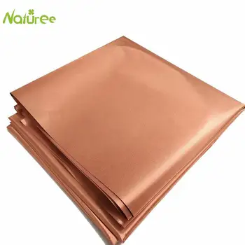 

50cm*110cm Copper Fabric Blocking RFID/RF-Reduce EMF/EMI Protection Conductive Fabric for Smart Meters Prevent from Radiation