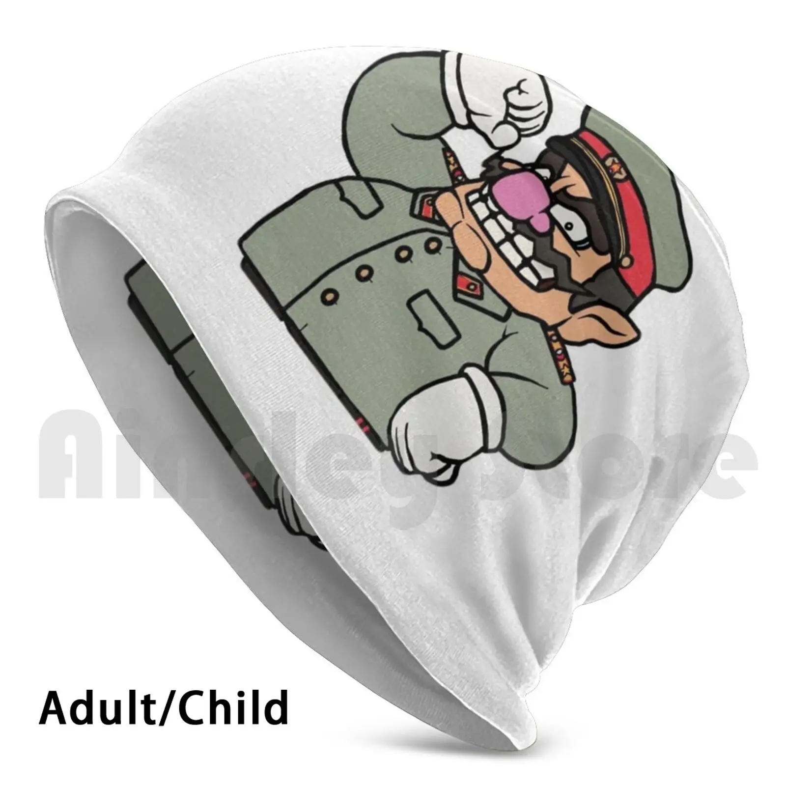 Wario Stalan Berretti Cappello Lavorato A Maglia Hip Hop Wario Stalinista Super Urss Unione Sovietica Wah