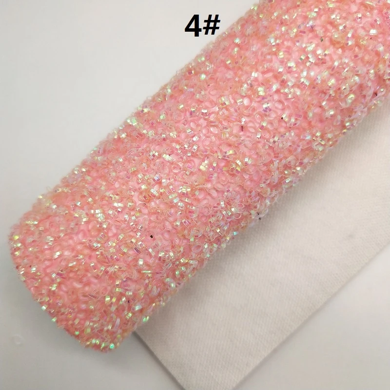 4 1 шт. 21X29 см блестящая ткань, блестящая кожа Tissel, розовые блестящие кожаные листы для изготовления луков LEOsyntheticoDIY 6S09 - Цвет: 4