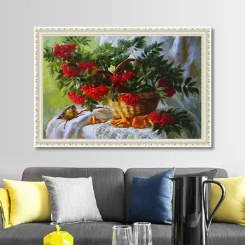 

Diy's new 5D Diamond Painting Living Room Explosion Basket Bedroom Cross Embroidery Brick Sticker Painting