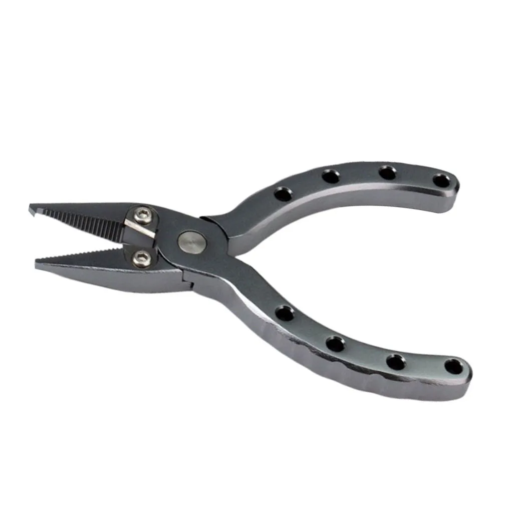 6061 Aluminum Alloy Fishing Plier Line Cutter Split Ring Tool Hook Remover