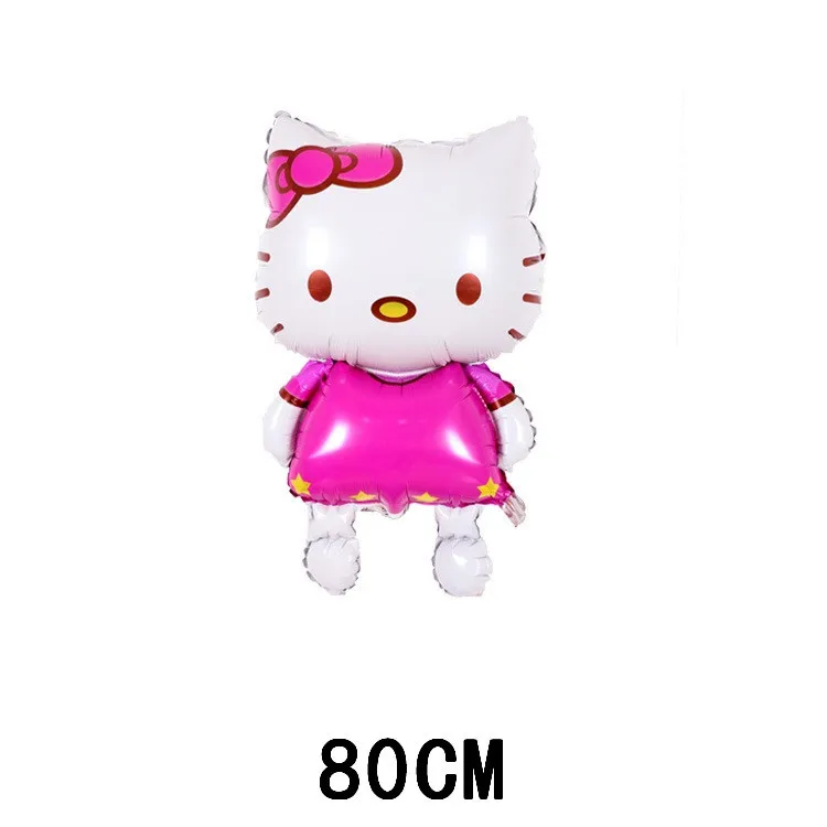 80*48 см/117*68 см Большой размер hello kitty кошка фольгированный шар мультфильм Свадьба День рождения украшение надувной воздушный шар