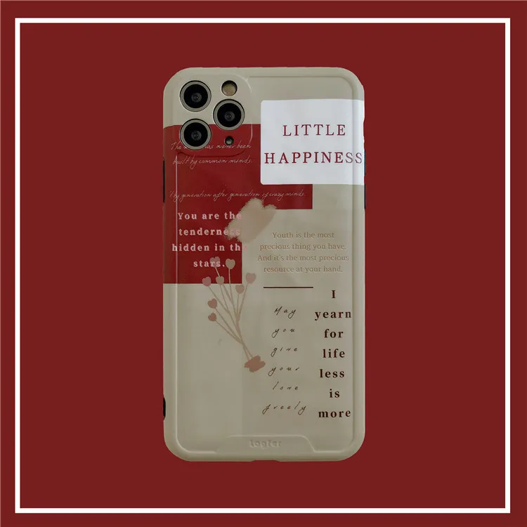 Retro Art illustration Letter Flowers Phone Case For iPhone 11 Pro Max Xr Xs X 7 7PLus 8 Plus Cases Soft Silicone Cover | Мобильные