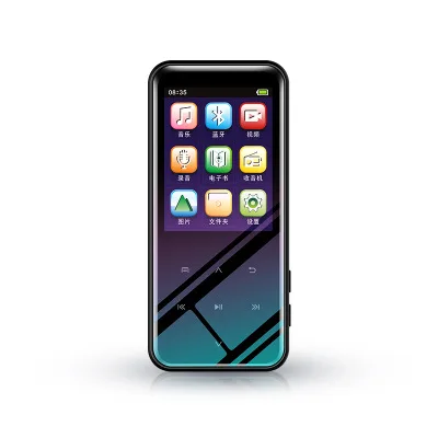 M15 стерео HIFI MP3-плеер+ 2,4 сенсорный экран+ Bluetooth+ электронная книга+ fm-радио+ цифровой диктофон Поддержка 24 языков - Цвет: Черный