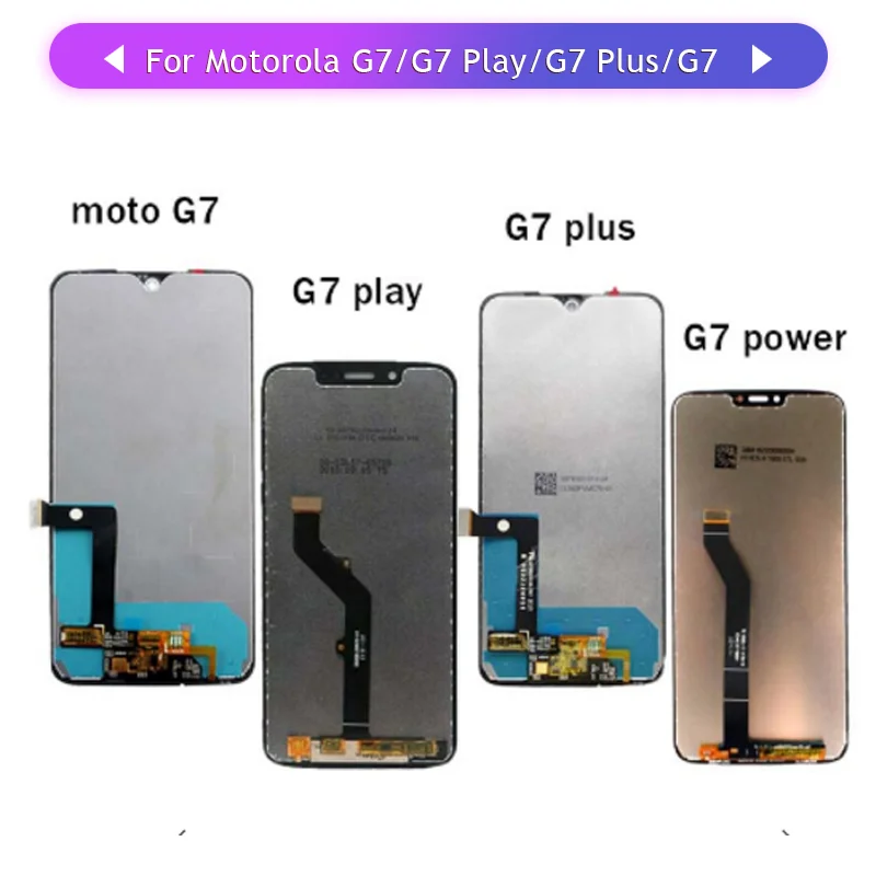 Для Motorola Moto G7 XT1962 ЖК-дисплей сенсорный экран для Moto G7 Play XT1952 G7 Plus G7Power ЖК-дисплей в сборе дигитайзер