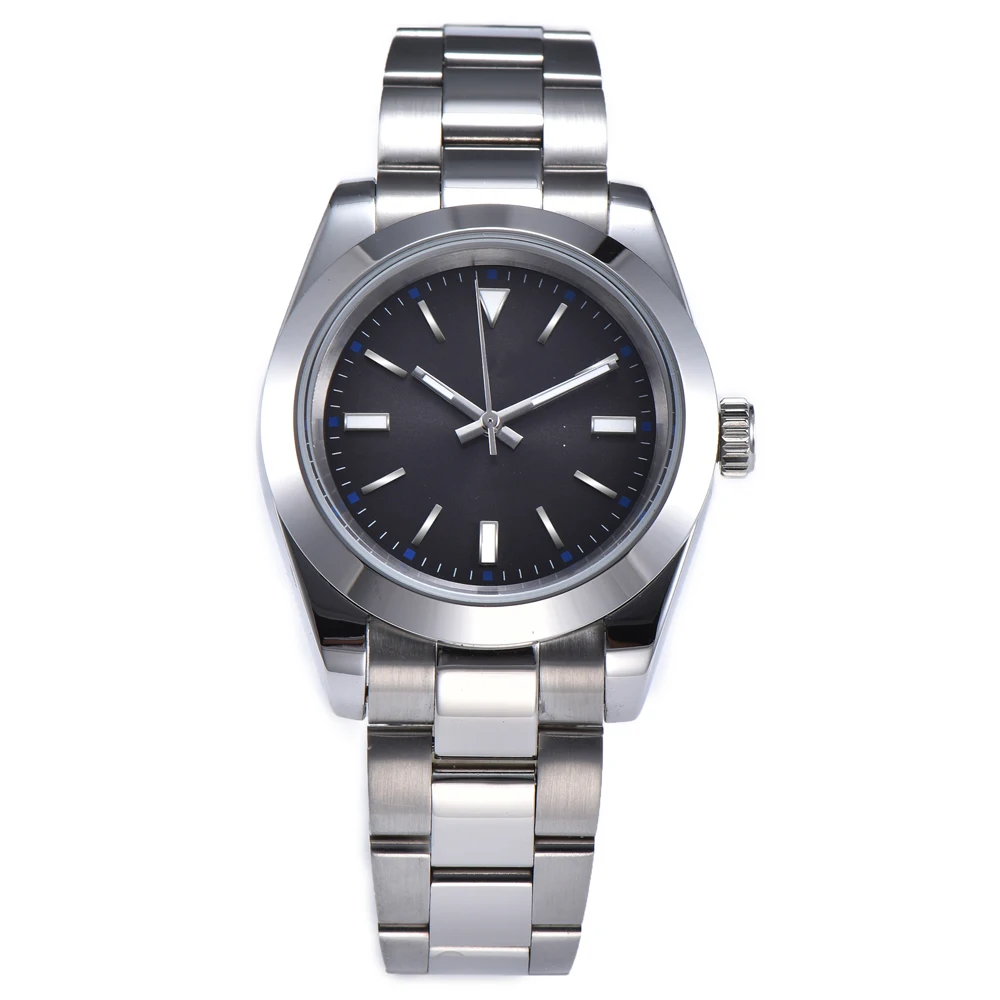 

New automatic Mens Watch free shipping fashion Luminous hands 39mm Solid 316L Steel Case and bracelet R3043ab