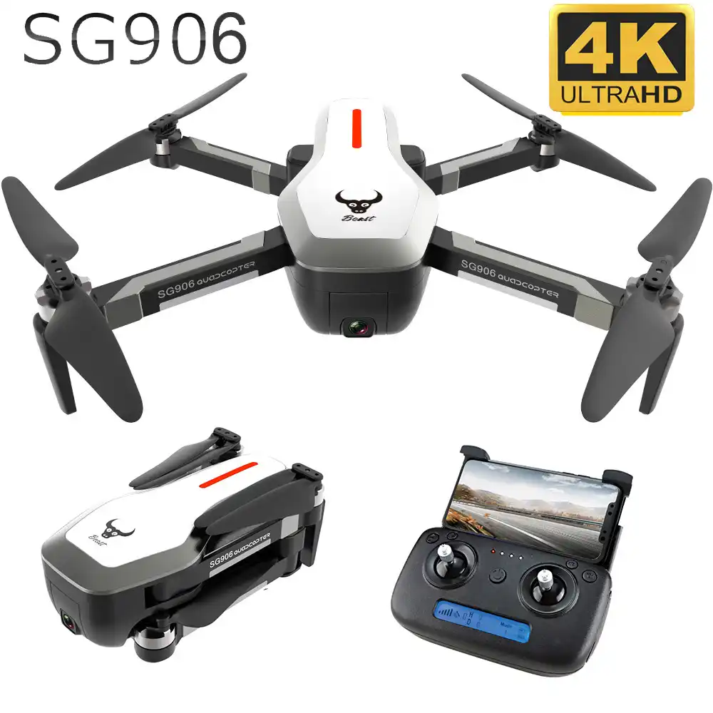 sg906 gps brushless 4k drone off 52 