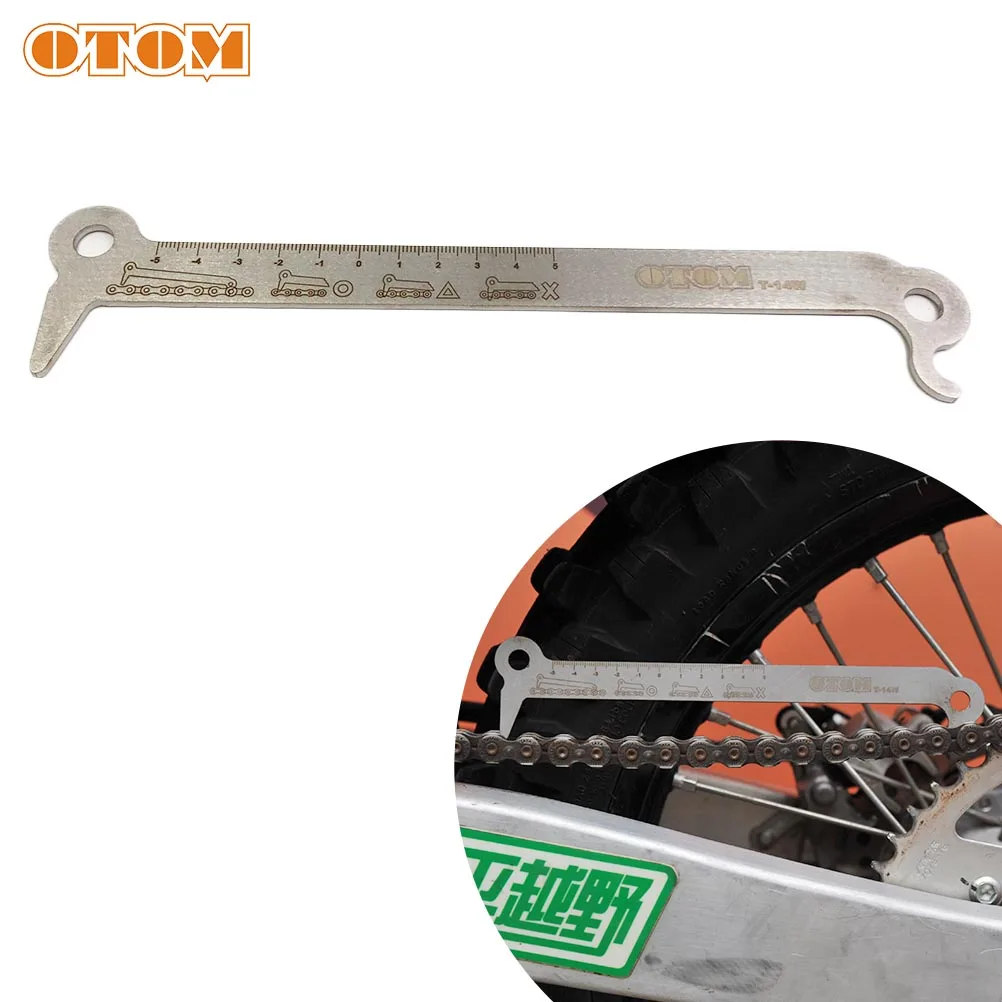OTOM-contrôleur de chaîne, indicateur d'usure pour moto et Motocross, outil de test d'entretien pour chaîne 520 525 et 530