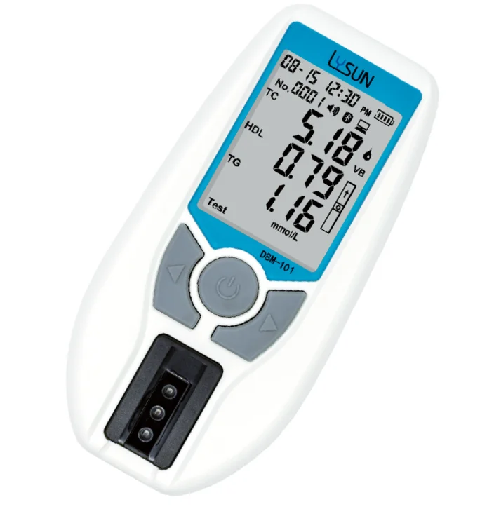 7in1 Multi-function Portable Optical Analyzer Monitor Blood Lipid Cholesterol Meter(HDL,TC,TG, LDL) and Renal Function(UA,CR,UR)