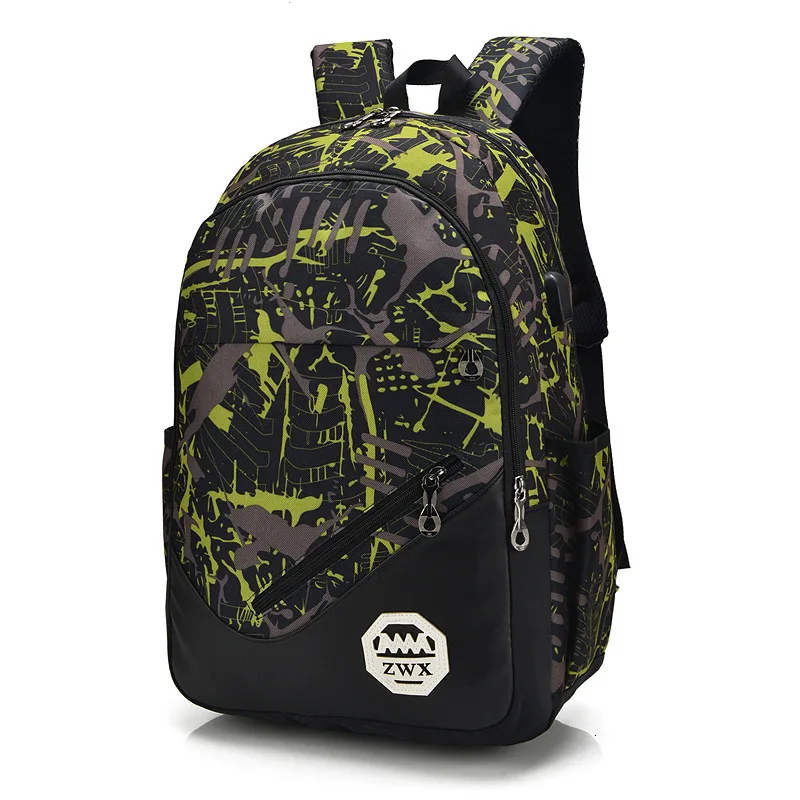 women Men Backpacks Camouflage Printing School Bag Travel Backpack 3pcs/Sets children Schoolbags for Teenage Boys grils Bag back