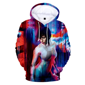 

2020 Anime Ghost in the Shell SAC_2045 kusanagi motoko 3D print Hooded sweatshirt Men/Women Casual Hip hop Hoodies Clothes