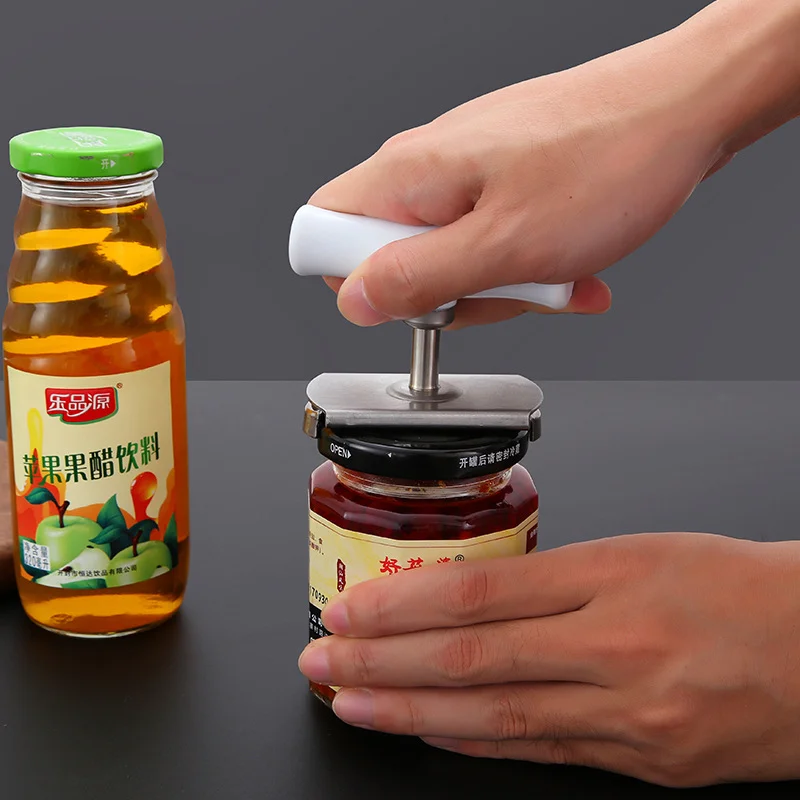 Multifunctional Stainless Steel Gripper Can Opener Easy Grip Bottle