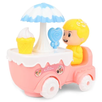 

Play House Toys Electric Sound and Light Music Candy Ice Cream Fast Food Cart Trolley Toy