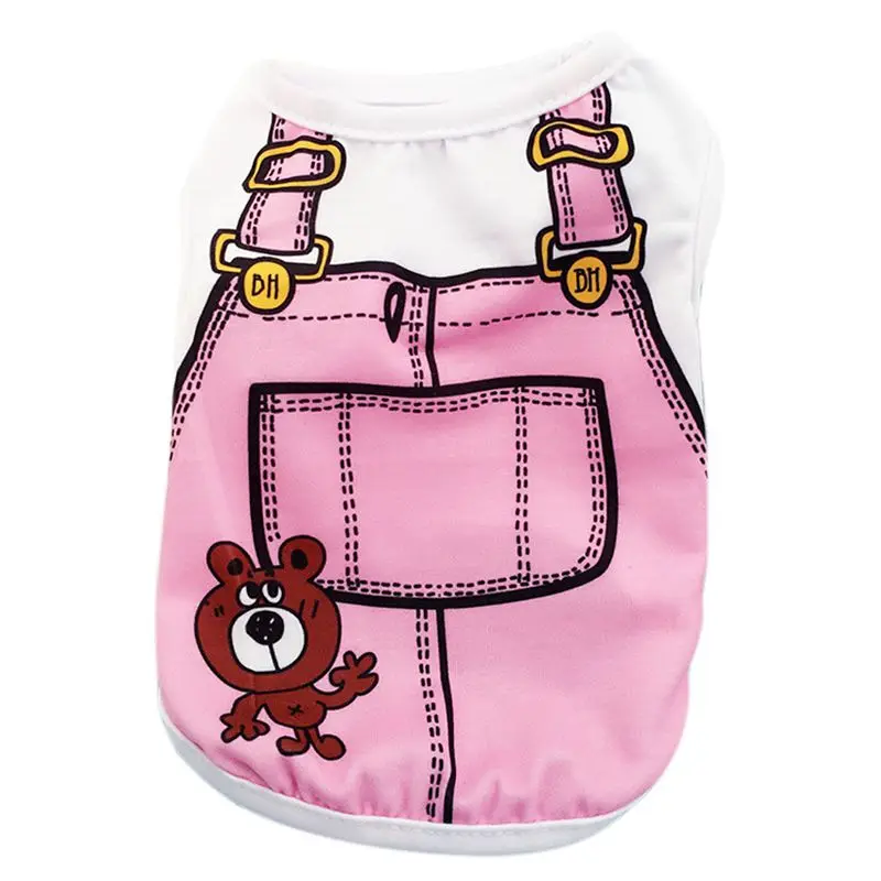 Большая сделка M code летнее пальто для собак хлопковая рубашка с имитацией ремня