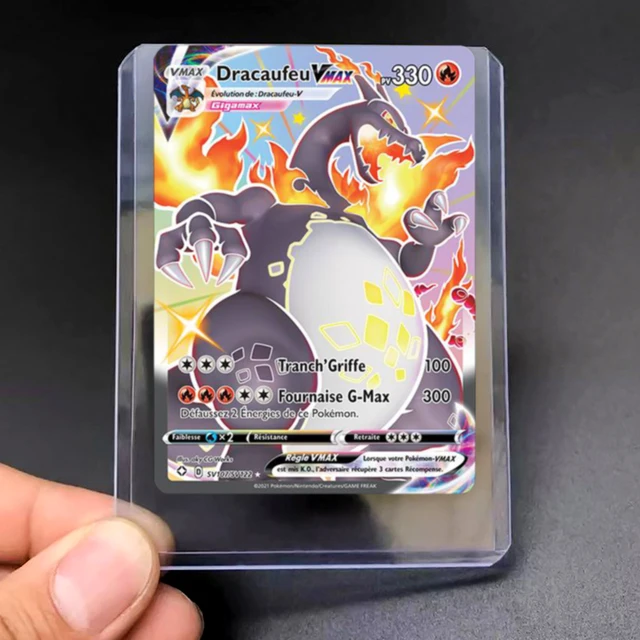 Pokemon Transparent Card Sleeves Playing Game Album Pokémon Map Collectors Alone protection Holder Folder Loaded List toys 3