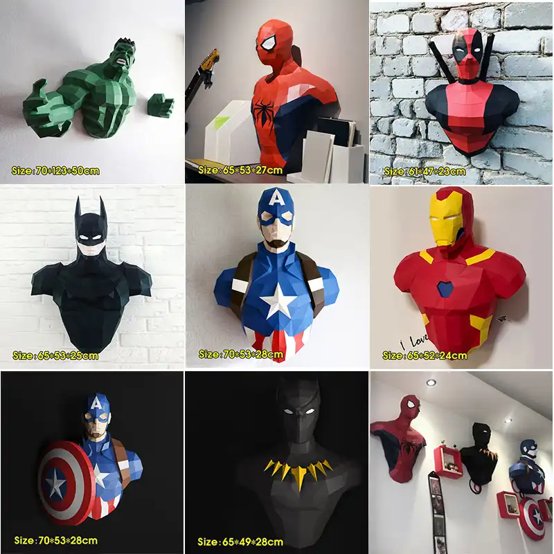 papercraft action figure