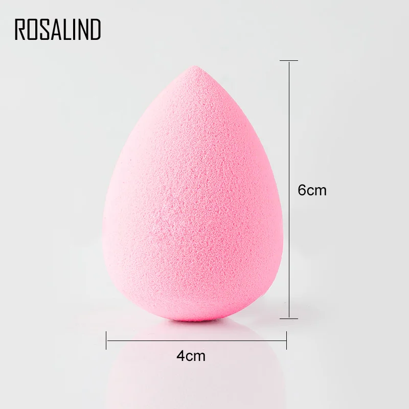 ROSALIND 1 шт. косметическая губка для макияжа спонж основа для макияжа Уход за лицом 6 цветов губка инструменты для красоты аксессуары