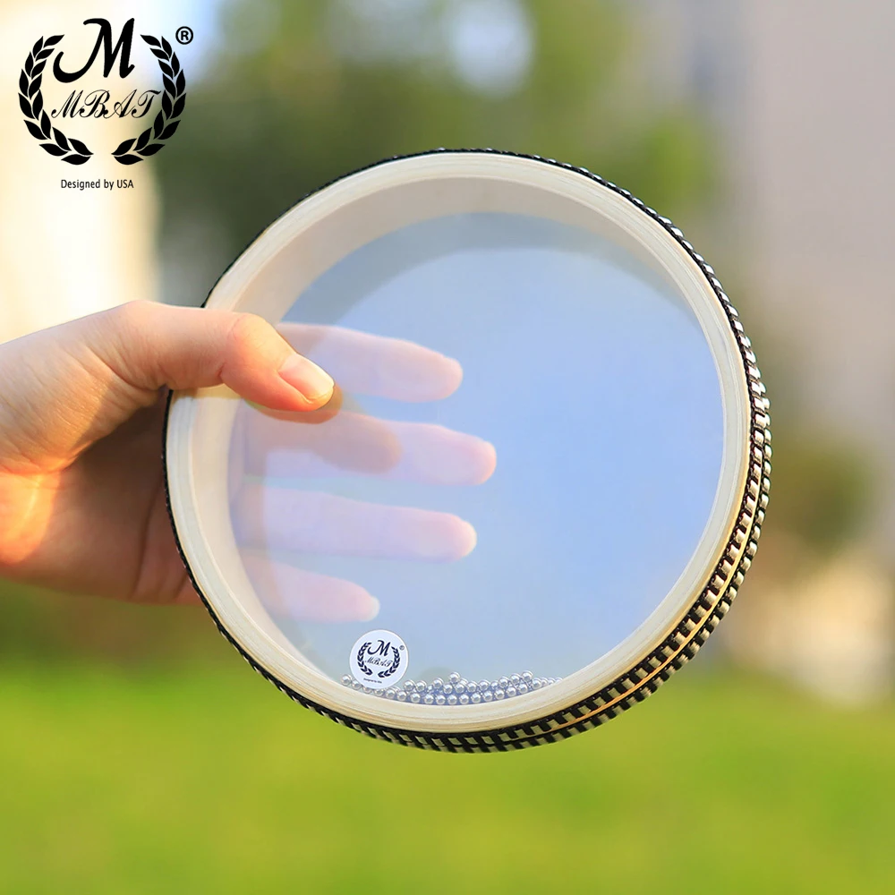 MBAT Ocean Wave Bead Hand Drum Gentle Sea Sound Musical Instrument Children Percussion Toys For Baby Kid Early Learning Music