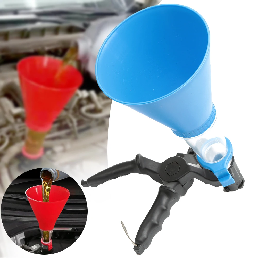 Машина заправки Воронка регулируемая для автомобиля бензиновый двигатель масло