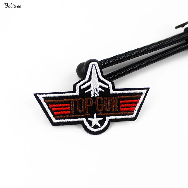 Air force Top gun Badge Patches iron on for cloth Jacket DIY Stripes Embroidery Cotton Fabric Sewing Appliques stickers