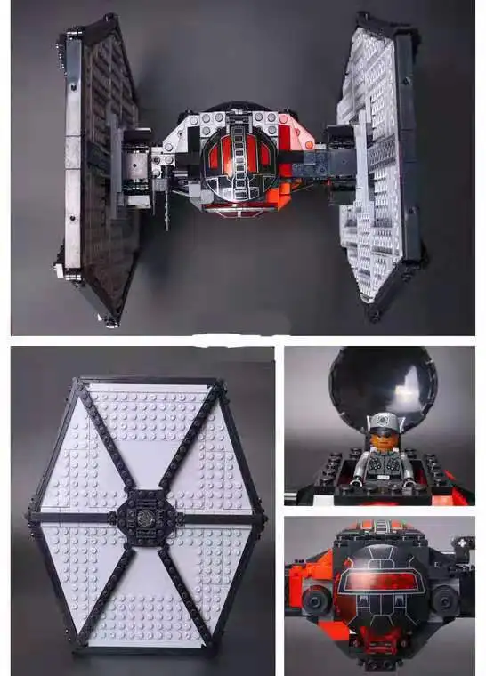 Первый заказ TIE Fighter спецназ подходит Звездные войны фигурки техника Модель Строительный блок кирпичики игрушки подарок детский набор