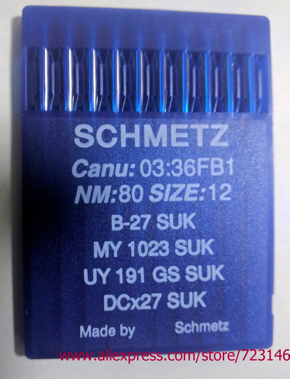 SCHMETZ B-27 55/6 иглы MY 1023 UY 191 GS DCX27 Canu 03:36 1-94 для промышленных машин певец Юки | Дом и сад