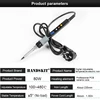 Handskit 220V 80W Digital Soldering Iron with 5 soldering iron tips  Soldering Iron stand Soldeirng Iron welding Tools ► Photo 3/6