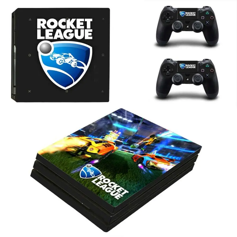 YSP4P-2745 Rocket League PS4 Pro стикер s PS 4 Play станция 4 Pro виниловые наклейки на кожу наклейки для playstation 4 Pro консоль и контроллер - Цвет: YSP4P-2745