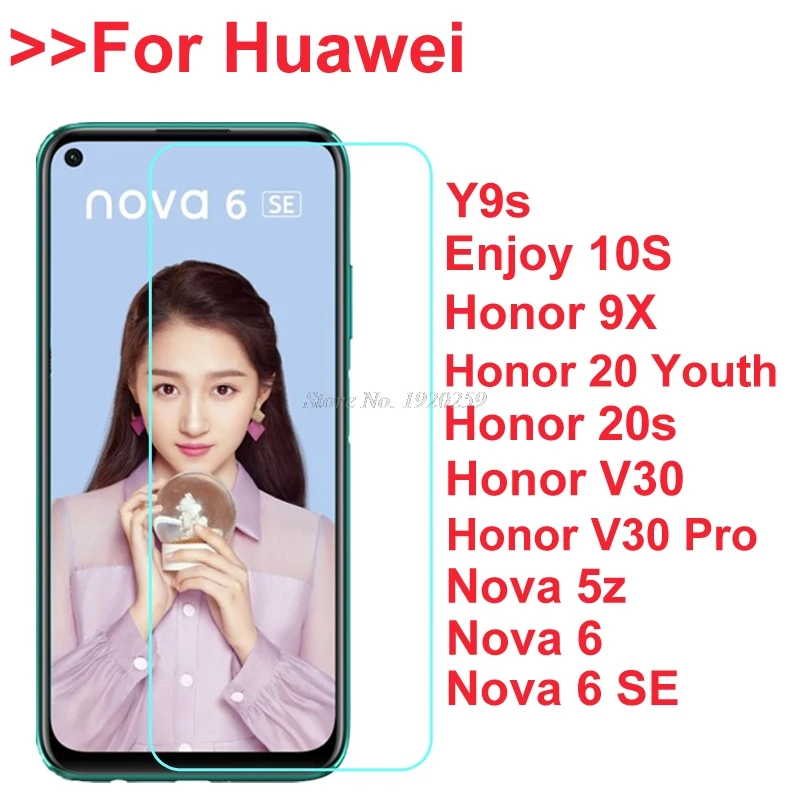 Закаленное стекло для Huawei Honor 20 Youth 20s 9X V30 Pro защитная пленка экрана телефона Enjoy 10s