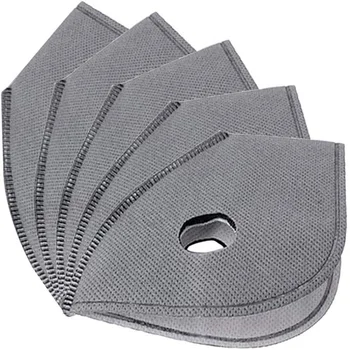 

5Pcs PM2.5 Activated Carbon Air Cleaner Dust Pollution 5 Layers Mask Filter For Cycling Bicycle Mask Outdoor Anti-Dust Tool