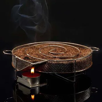 

BBQ Cold Smoke Generator Grill Accessories Stainless steel Round Smoker Apple Small Wood Chips Grill Bacon Meat Outdoor Cooking