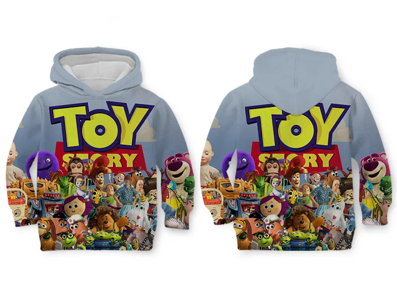 WHOSONG толстовка с 3d принтом популярная moive TOY STORY 4 модное пальто Одежда для родителей и детей детский пуловер