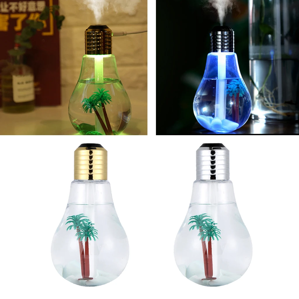 LED Ultrasonic Humidifier Mist Atomizer Car Aromatherapy Color Changing