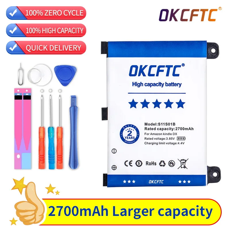 ReplacementBattery2700mAhS11S01BForAmazonKindle2KindleDXDXG