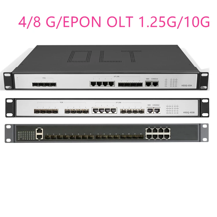 4/8G/EPON OLT 4/8 PON 4 SFP 1.25G/10G SC Open software WEB management PX20+ PX20++ PX20+++/C+/C++ UI | Электроника