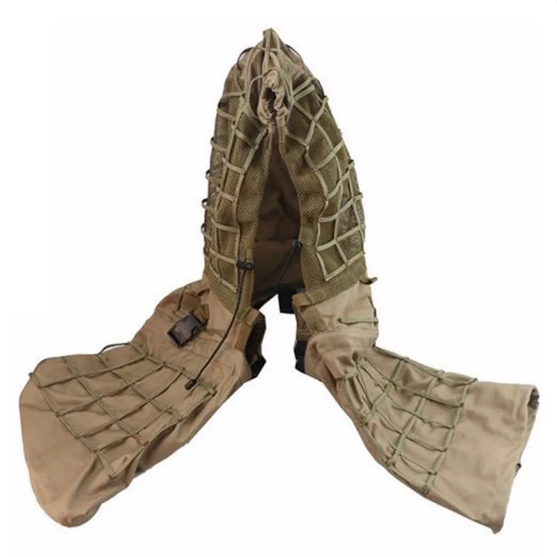 Tactical CS Training Hunting Clothes Yarn Sniper Camouflage Mesh Ghillie Suits