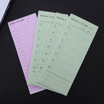 

6 Packs Monthly Weekly Schedule Lovely Memo Stickers Notes for Home Office