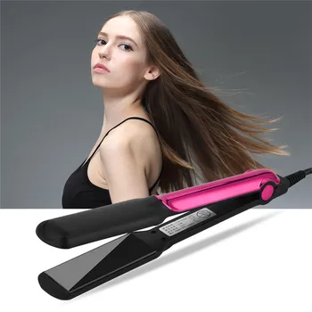 

2 in 1 Hair Straightener Professional Hair Curler Hair Style Tool Curling Iron Wand Hair Curler Fast Heat-up Curling Wand