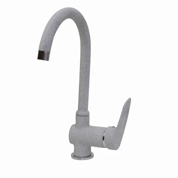 

Смеситель для кухни 40к MIXLINE ML-GS04 (310) серый высок. излив